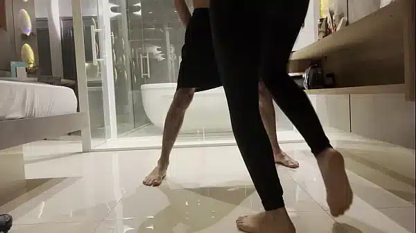 Pretty Feet and Leggings to Kick You   POV (4K)