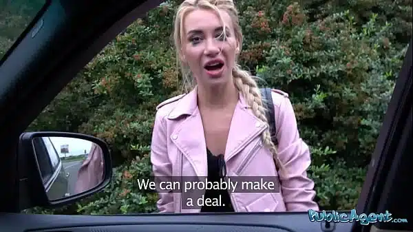 Public Agent – cheating creampie for girlfriend in need