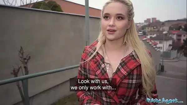 Public Agent – she was so young and cute I thought she was A.I