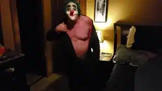 SCARY CLOWN JERKOFF! Watch if you dare!!