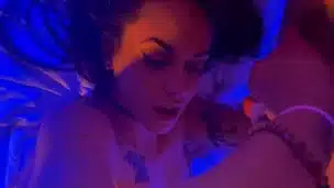 She left her man to come over and party