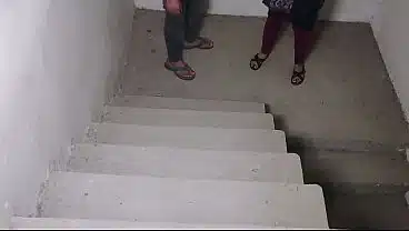Stepbrother Fucked Big Stepsister on stairs