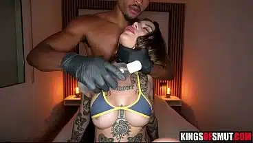 Tattooed Bitch Taken Care by BBC Masseur | Tabitha Lust