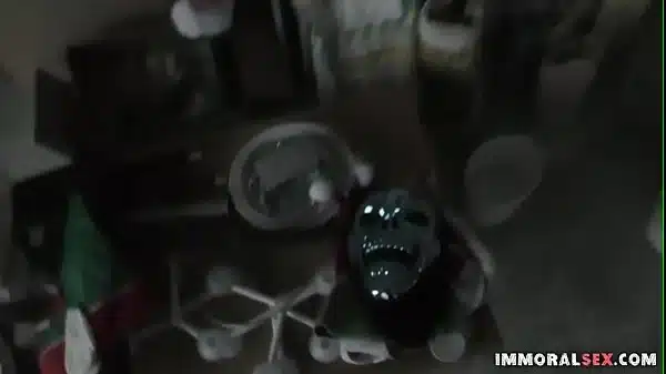 Tattooed blonde riding dick