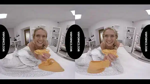 VR – Big black dildo in tight pussy