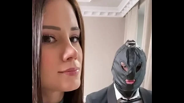 Xpervo.com behind the scenes Little Caprice and her slave