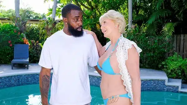 A big cock and a creampie for 70-year-old Seka Black