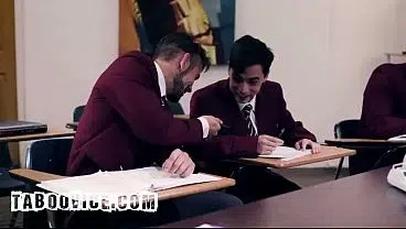 Big Tits Mature Teacher Gangbanged In The Classroom