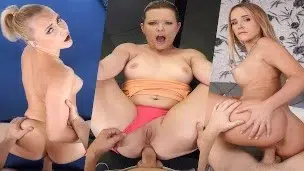 Blonde Hotties Fucking Madly VR Porn Compilation