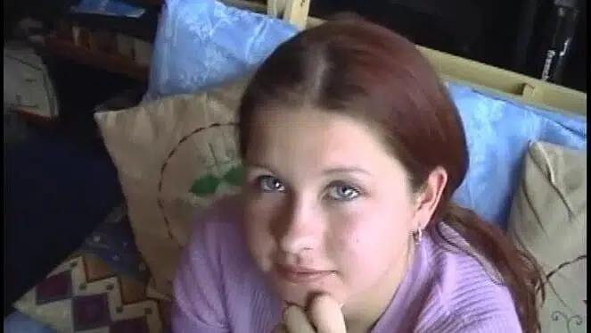 British teen blows cock and takes facial