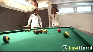 Busty stepmommy loves two cocks up her ass