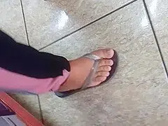 candid brazilian feet