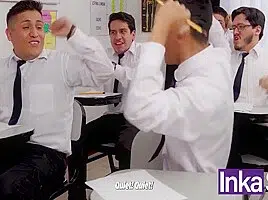 Christian Inka And Andrea Andrade In Maestra Peruana Seduce A Jovencito Pervertido Con Su Enorme Culo