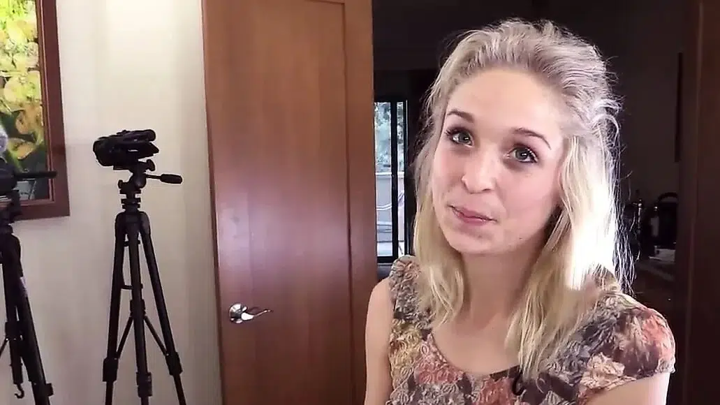 Cutest Blonde Amateur Surprised By Real Orgasms
