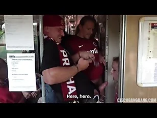 Czech Gang Bang 21 Part 1Football Gangbang On A Train