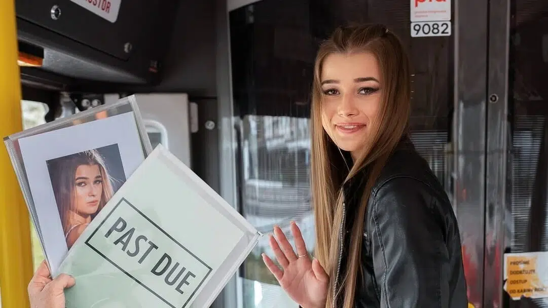 DEBT4k. Covering Her Debt. Hot sex with Olivia Sparkle