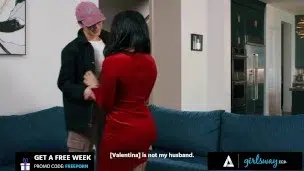 GIRLSWAY – Lonely Housewife Valentina Nappi Has Secret Lesbian Affair With Petite Katrina Colt