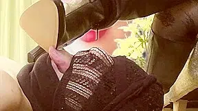 Goddess Kira❤️ Boot Slave In A Miserable State❤️ Goddess Kicking With Her Boots❤️ With Feet Slave