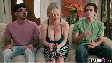 Granny step mom with huge tits banged by her two step sons
