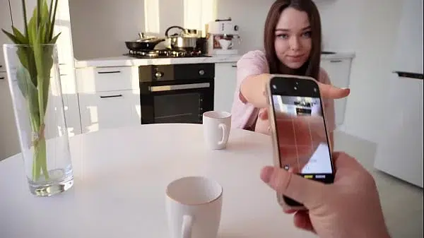 Helped my stepsister take pictures for her boyfriend. Something went wrong, I fucked her.