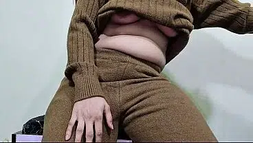 Housewife Removing Shirt And Trouser For Her Boyfriend