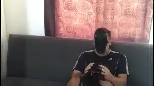 I ride my boyfriend’s cock in my living room.