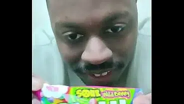 Myself showing up for free to try new sour wild berry flavored skittle candy