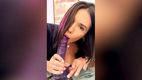 POV Solo! I Sloppy Deep Throated My Toy Like It Was Your Big Cock – Eve Sweet