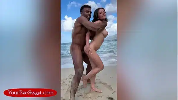 Public Beach Sex! I Rode Lifeguard Troy Francisco’s BBC In The Sand – Eve Sweet