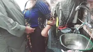 Punjabi Village Maid Fucked in Kitchen By Her Owner While She is Working