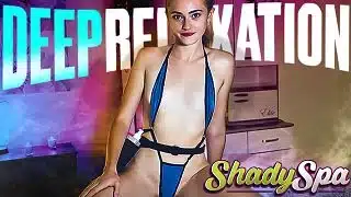 ShadySpa- Redhead Teen Gracey Snow’s First Ever Massage Session Turns Sexual