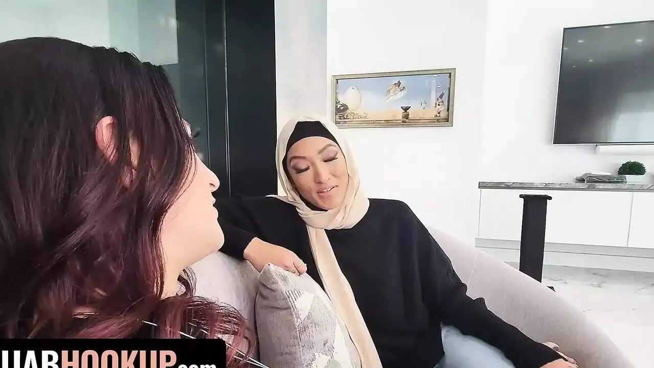 Conservative Hijab Girl Can’t Believe How Good It Feels To Finally Fuck Around With Her Boyfriend