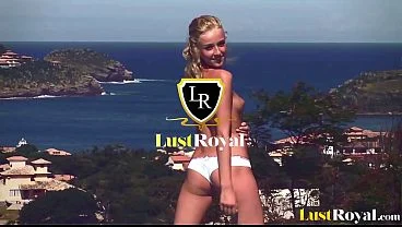 Lusty babe in stockings enjoying hardcore anal fuck