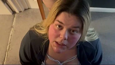 Practising the alphabet until I get it right blowjob!