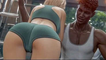 Risky GYM Sex: BBC Personal Trainer and Married Cheating Wife