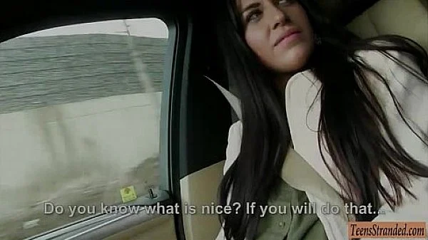 Small tits teen Eveline Dellai pounded by stranger dude