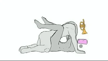 Trumpet man Steve & cellphone jane