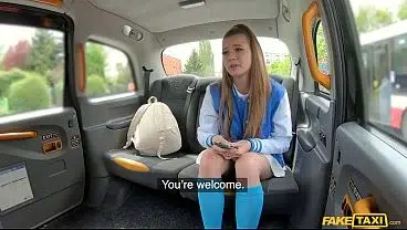 Another HOT VIRGIN pops her Cherry in my TAXI – Fake Taxi