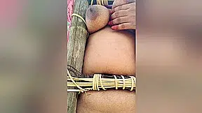 Department Store Staff Enjoying Outdoor Romance And Roleplay With Owner