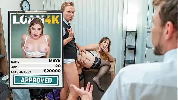 LOAN4K. Czech girl with huge boobs is sucking clerk’s big cock in his office