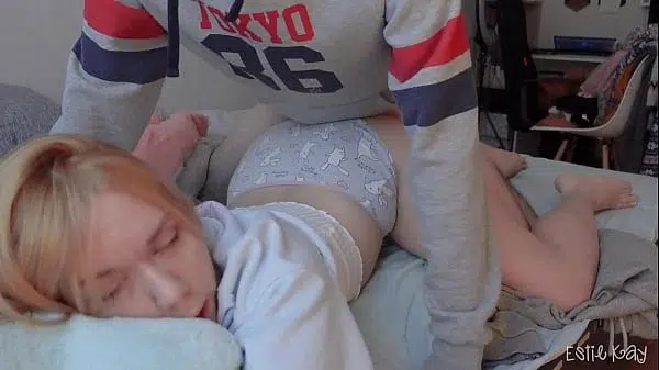 Sneaking in Step Sister’s Room to Squeeze her big Ass and Fuck Tight pussy