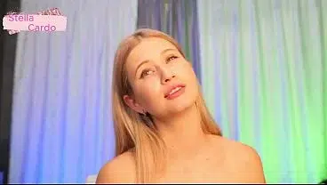 Stella Cardo and her boobs in close-up