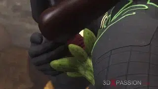 Anubis the god of death fucks a young egyptian in his temple