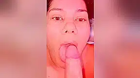 Beautiful Fiery Facial Deep Throat