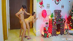 Caylian Curtis In Stepmother Fucks Her Stepson On Christmas 22 Min