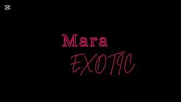 Closeup Mara Exotic Shaved Pussy Rubbing and Orgasm