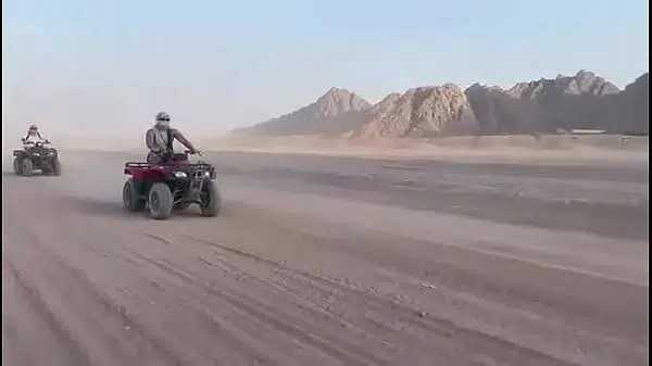 Currently on holiday in Egypt, here’s a video of me quadbiking through the desert ??