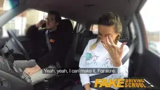 Fake Driving School Amazing Kiwi Milf With Massive Melons Fucks Like A Horny Teen