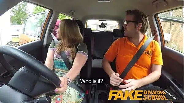 Fake Driving School PAWG college student has her big ass bounced in the car after her lesson