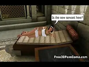 Foxy 3D cartoon egyptian hottie getting fucked hard